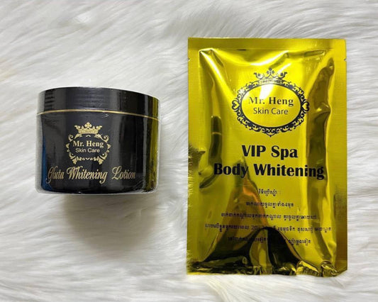 (Bundle Save) Gluta Whitening Body Lotion and VIP Spa Body Whitening